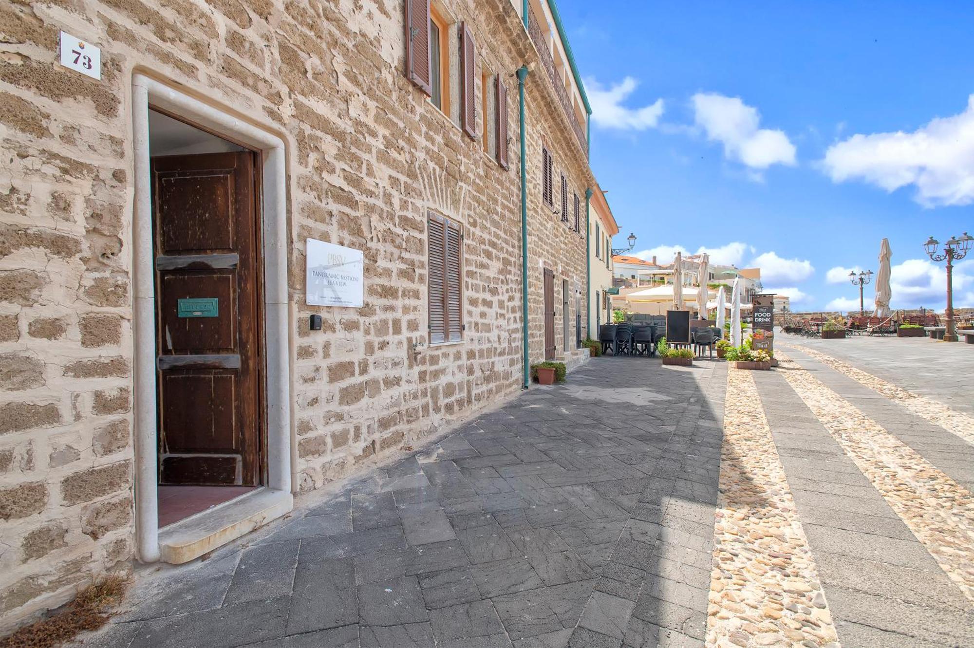 Panoramic Bastioni Sea View Lejlighed Alghero Eksteriør billede